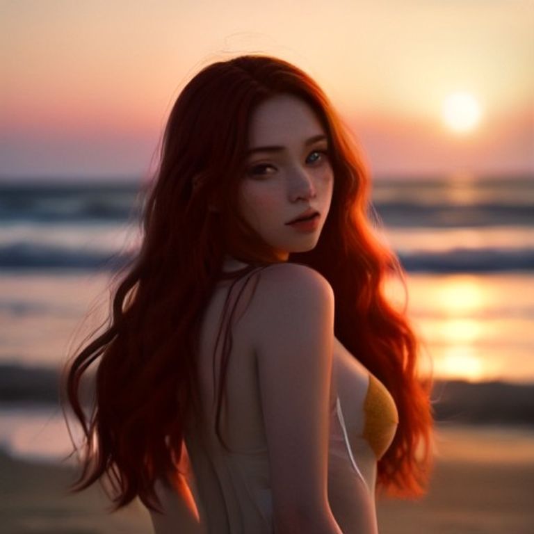 Jennai #4 - Beach Sunset